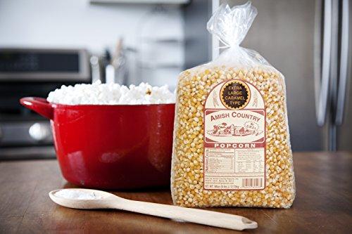 Amish Country Popcorn Amish Country Popcorn | 6 lb Bag | Extra Large Caramel Type Popcorn Kernels | Old Fashioned, Non-GMO and Gluten Free (Extra Large Caramel - 6 lb Bag)