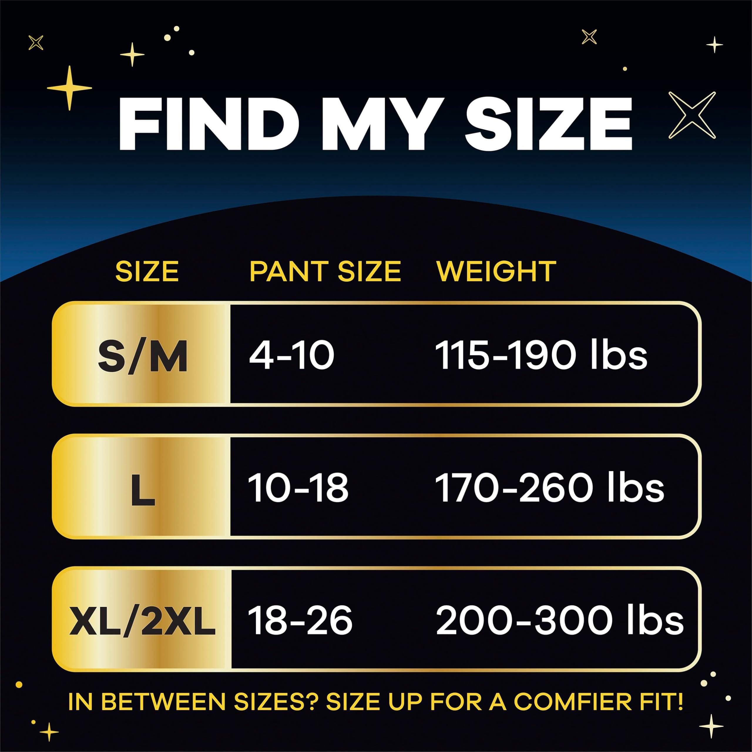 Always Always ZZZs Overnight Disposable Period Underwear for Women, Size S/M, Black Period Panties, Leakproof, 7 Count, Pack of 2 (14 Count Total)