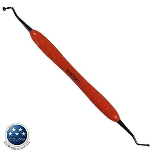 Osung OSUNG Dental Composite instrument, Softgrip Handle, 2CSCOM13, 2 pcs