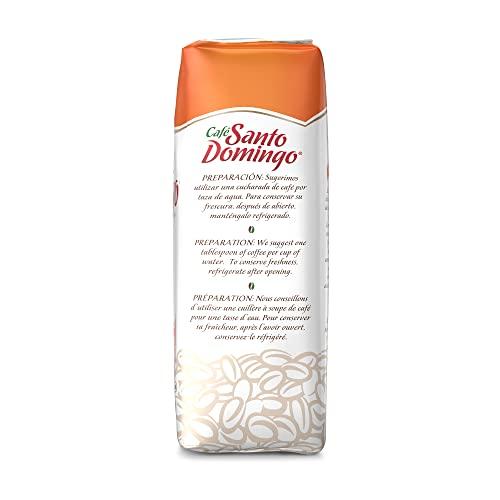 Café Santo Domingo INDUBAN Café Santo Domingo Caracolillo, 16 oz Bag, Ground Peaberry Coffee, Medium Roast - Product from the Dominican Republic (Pack of 1)