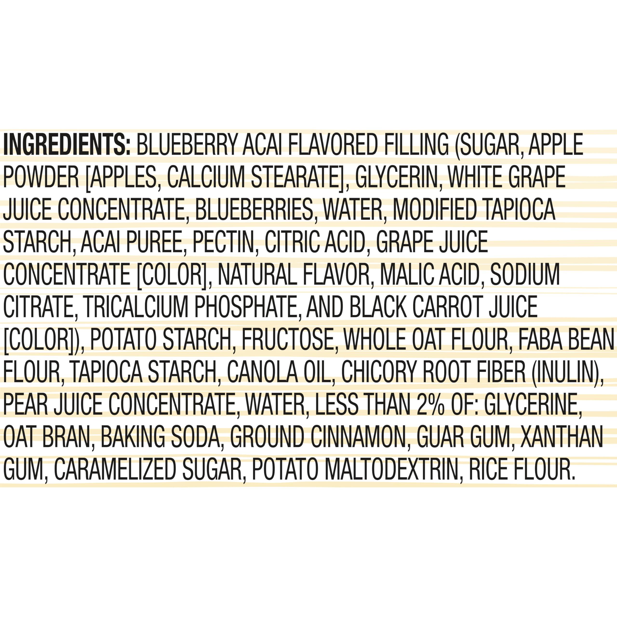 glutino Glutino Gluten Free Oven Baked Bar, Blueberry Acai, Naturally Flavored, 5 ct