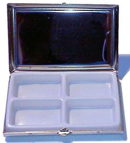 Coastal Colors Angel Gothic Sculpture Victorian Cemetery Decorative Pill Box