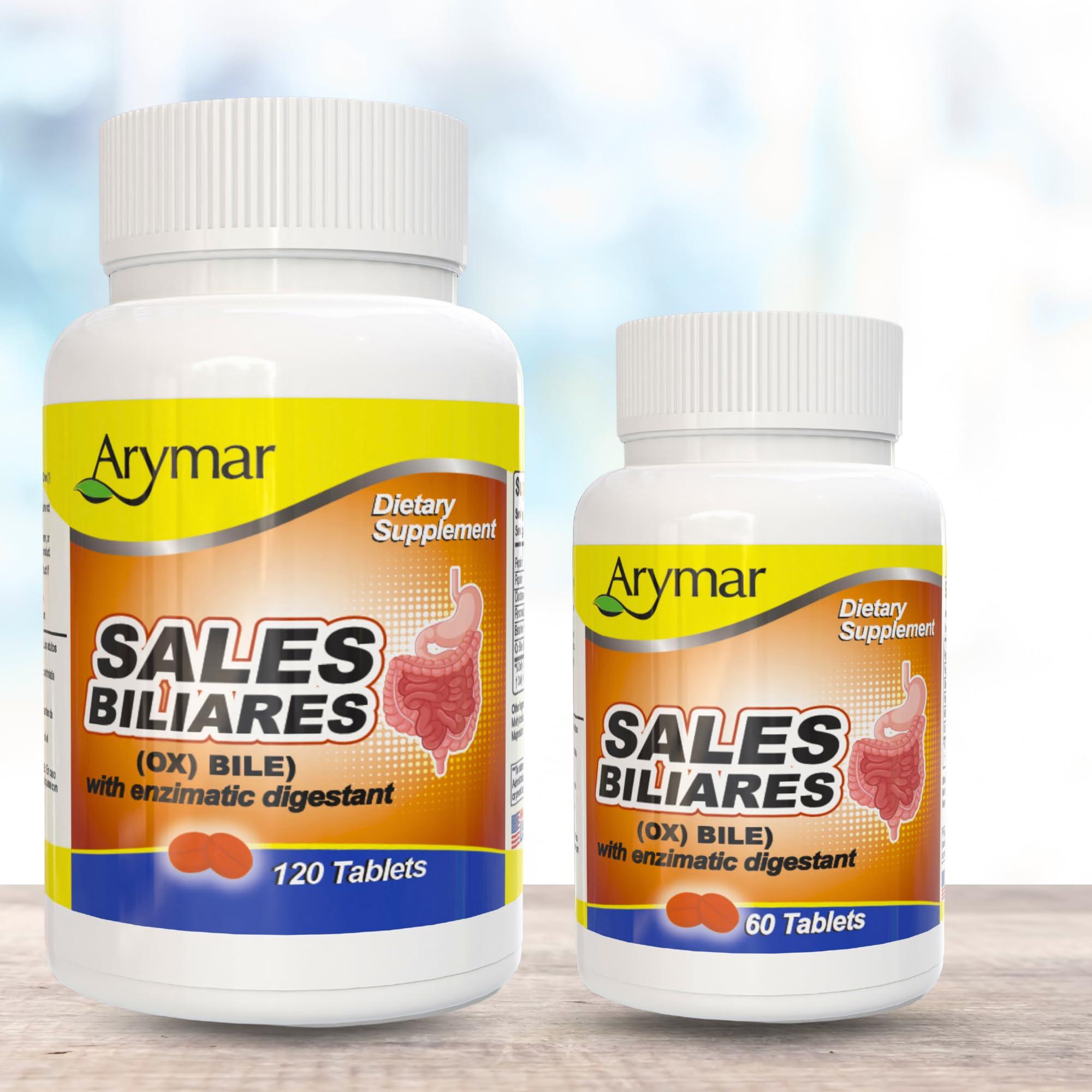 Arymar Arymar Sales Biliares Ox Bile with Digestive Enyzmes 60 Tabs