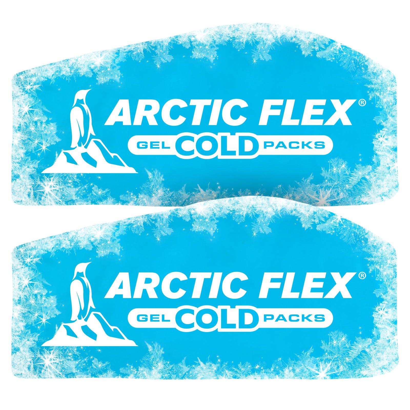 Arctic Flex Arctic Flex Gel Replacement Packs - Gel Ice Packs Reusable for Face Ice Brace - Hot and Cold Gel Ice Pack for Injuries, Pain Relief, Swelling - Flexible Therapy Compression Wrap - Athletic, Women, Men