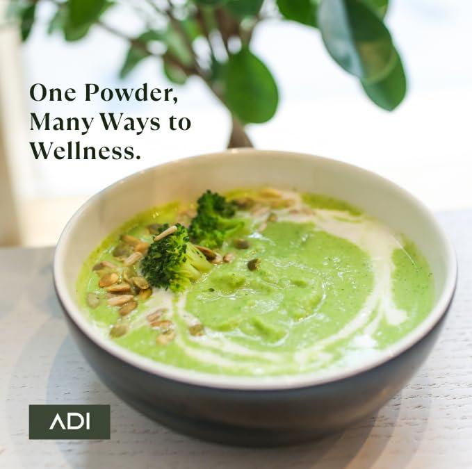 ADI ADI Organic Moringa Powder 8oz, Pure Moringa Superfood for Immune Support, Moringa Tea, Made from Organic Moringa Leaves, USDA Certified