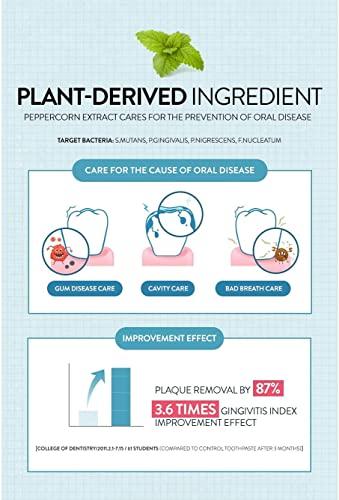 perioe PERIOE Flouride-Free Himalayan Pink Salt Toothpaste, 3.4 oz - Ice Mint w/Aloe Vera | Vegan, Cruelty-Free, Paraben-Free Plaque & Tartar Remover Oral Care Travel Size Toothpaste