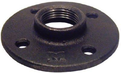 Generic B-FLF12 1.25 in. Black Pipe Floor Flange