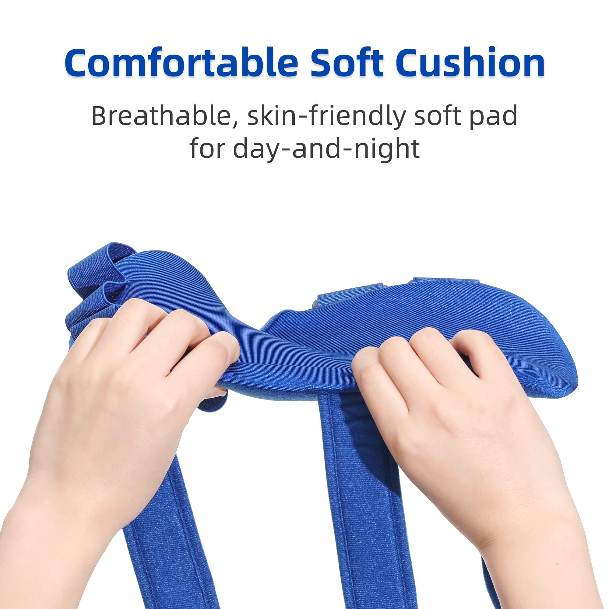 Fanwer Resting Hand Splint, Stroke Hand Therapy Equipment, Hand Brace with Finger Support for Stroke Recovery Patients, Carpal Tunnel Syndrome, Arthritis, Tendinitis, Metacarpal Breaks (Left)