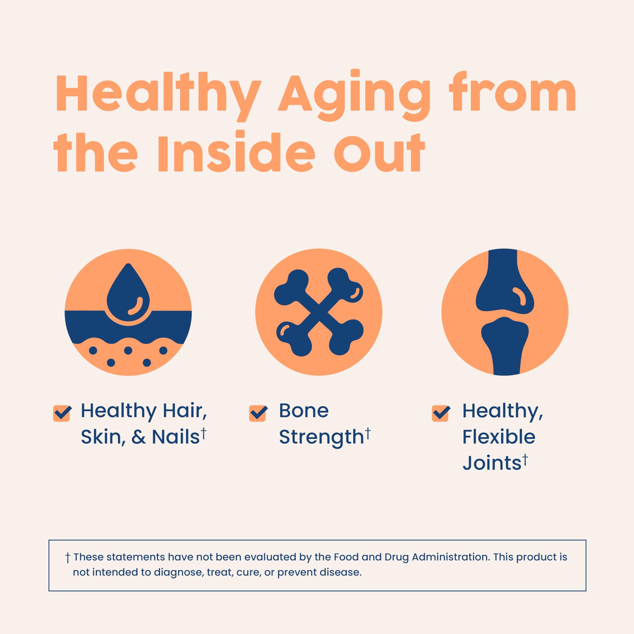 NativePath NativePath Collagen Peptides - Hydrolyzed Type 1 & 3 Collagen. Keto & Paleo Grass-Fed Protein Powder for Hair, Skin, Nails, Bones, Joints, Digestion and More - No Gluten or Dairy (Peach, 226g)