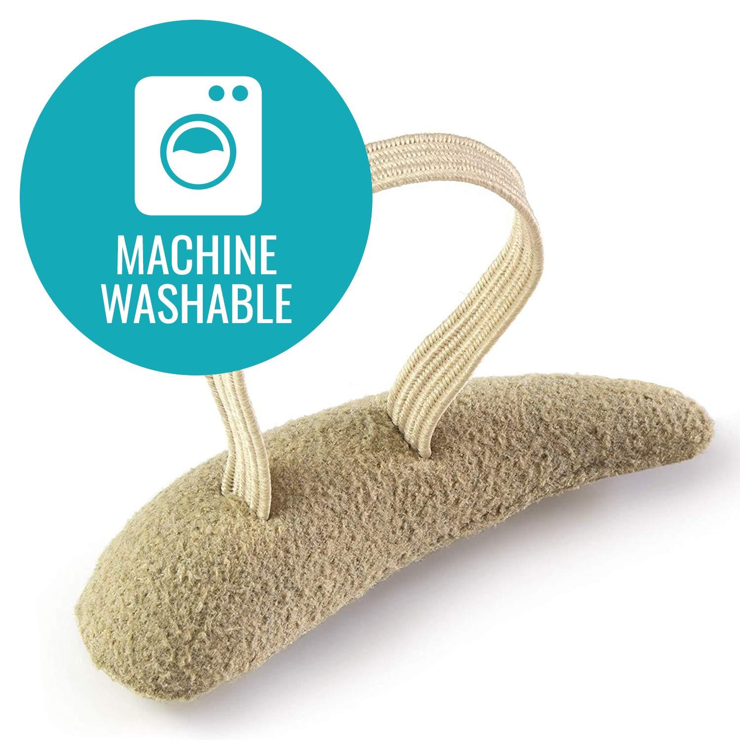 Steins Steins Hammer Toe Crest Cushion and Buttress Pad Reduces Pressure from Calluses and Hammer Toes, Small Right, Beige, 3 Count