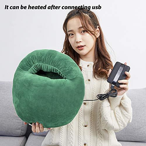 Clobeau Heating Pad Electric USB Heated Foot Warmer Heat Therapy Wrap Heating Electric Boots Heated Cushion Warmer Winter Foot Warming Foot Massager Heating Foot Warmer Bag Body Warmer Cold Weather Xmas Gift