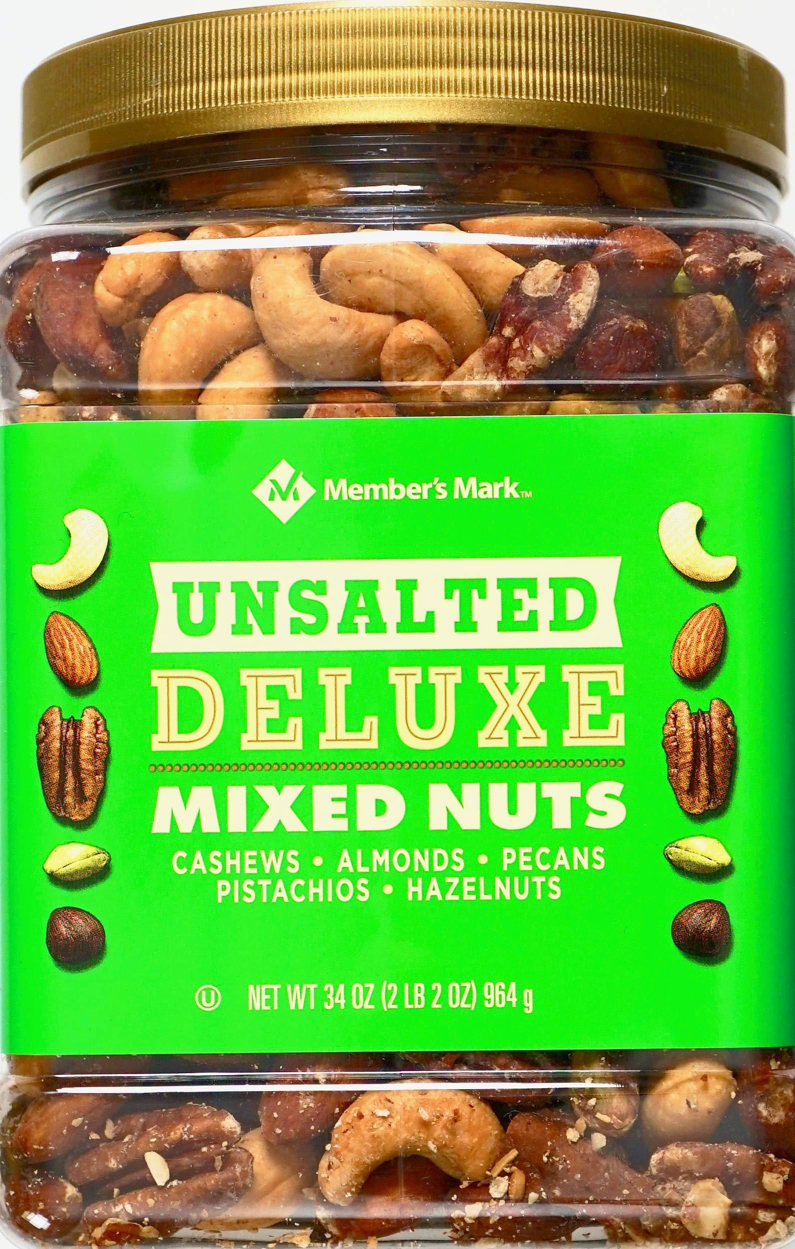 Member's Mark Member's Mark Unsalted Deluxe Mixed Nuts (34 oz.)
