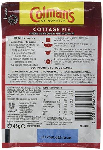 Unilever Colman\'s Cottage Pie Recipe Mix 45G
