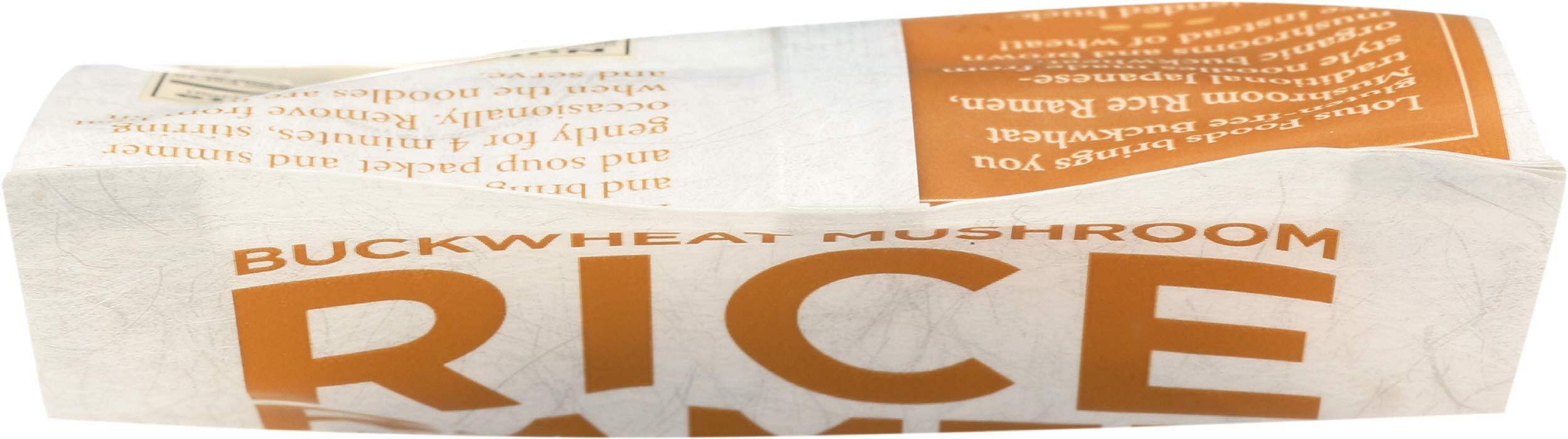 Lotus Foods Rice Ramen; Buckwheat & Mushroom With Vegetable Broth