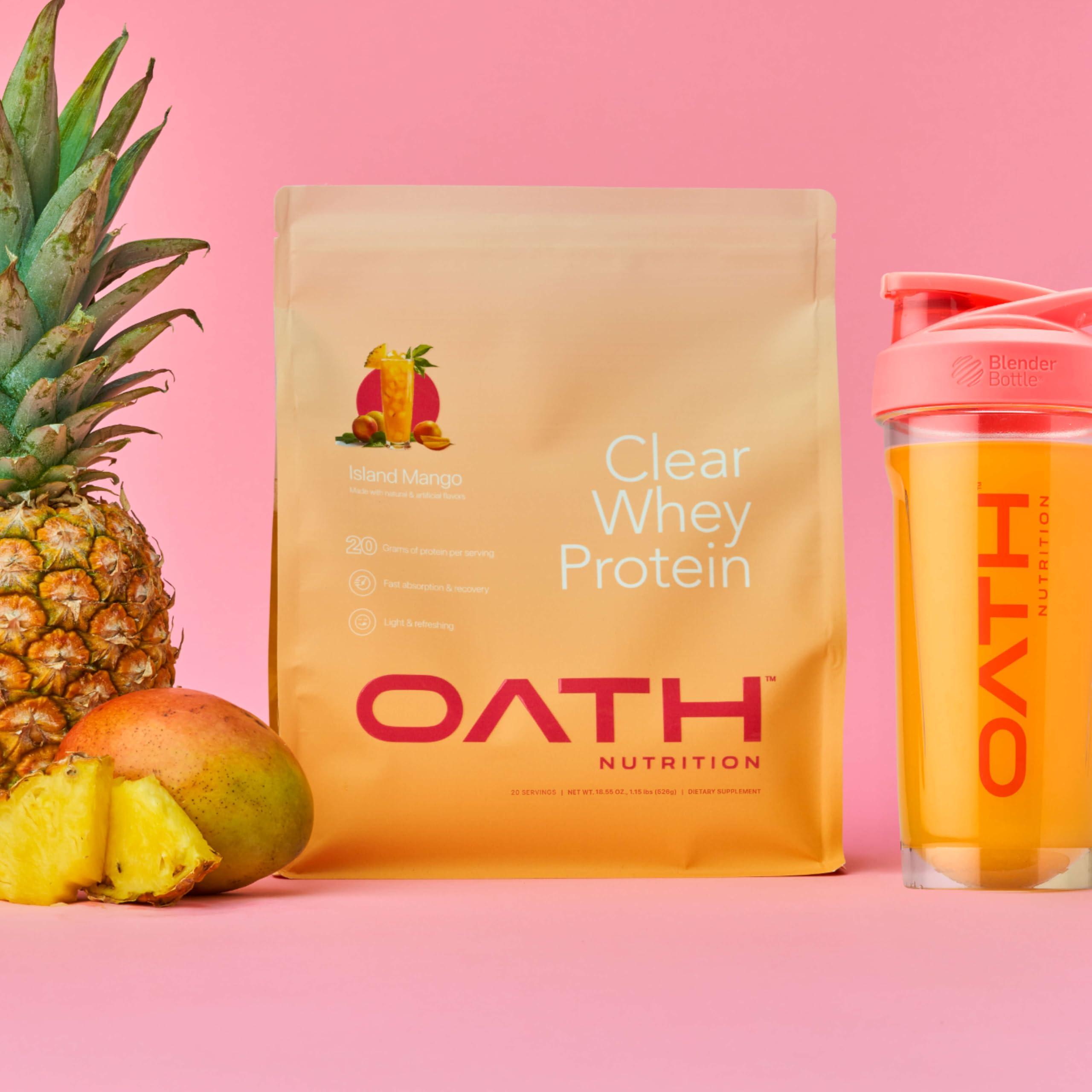 Trove Nutrition OATH NUTRITION - Clear Whey Protein - 18 Servings - Island Mango