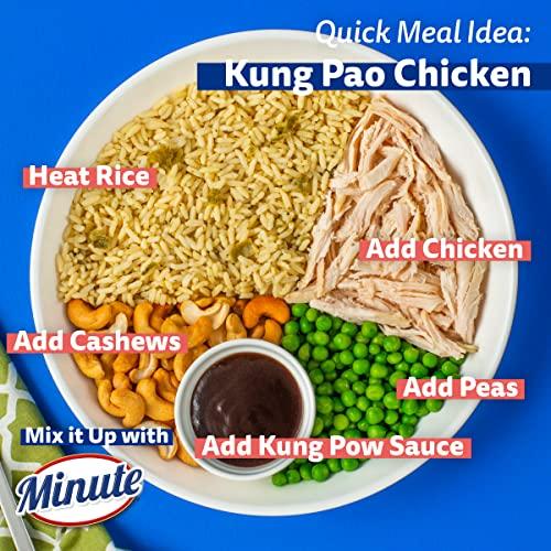 Minute Minute Ready-to Serve Jalapeo Rice, Microwavable Rice Cups, 4.4-Ounce Cups, 2 Count, (Pack of 8)