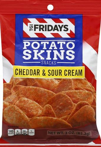 Poore Brothers Poore Brothers Tgif Potato Skins With Cheddar And Sour Cream, 3-Ounces (Pack of 6)