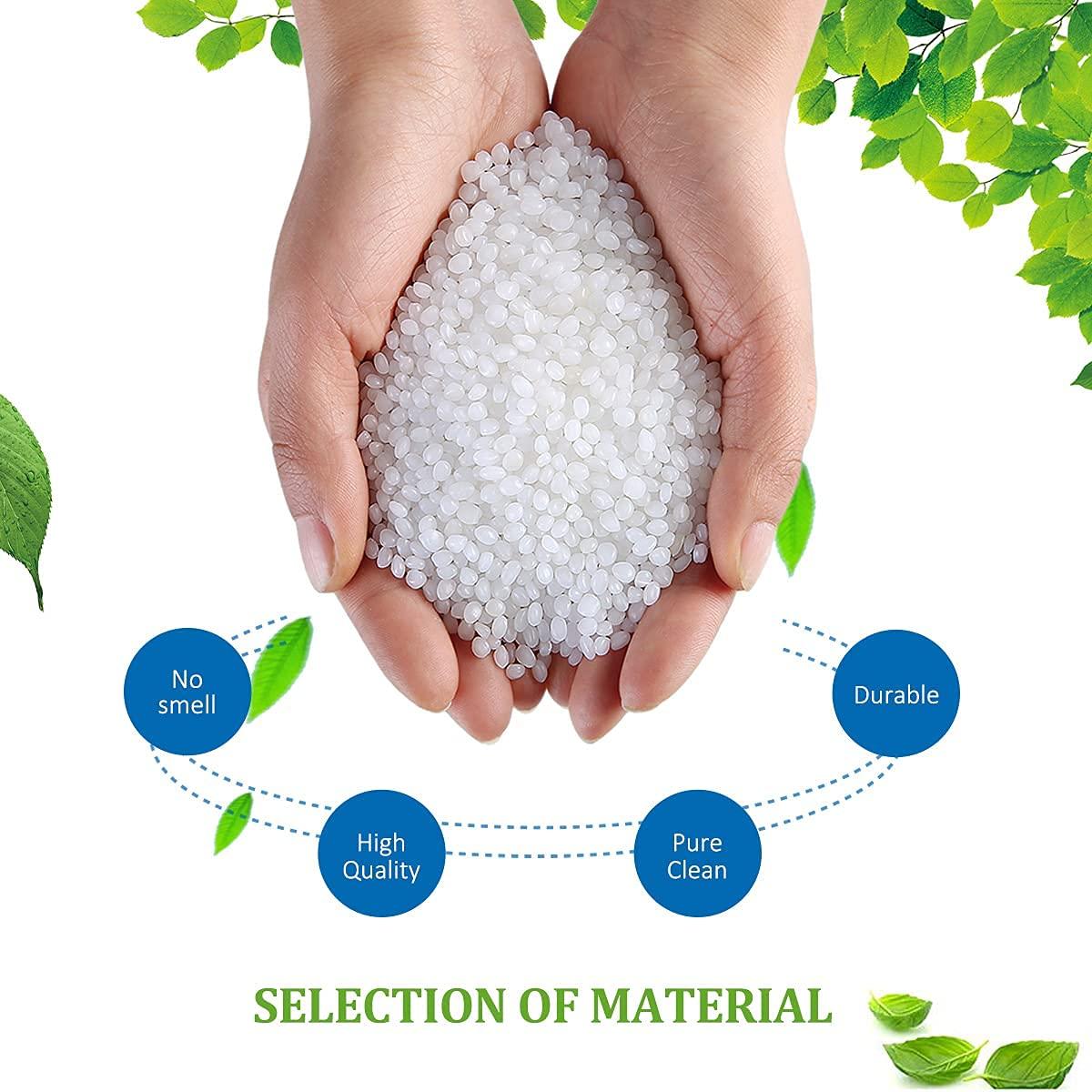 Teivio Teivio 3 Gallon 80 Counts Strong Trash Bags Garbage Bags, Bathroom Trash Can Bin Liners, Plastic Bags for home office kitchen, White