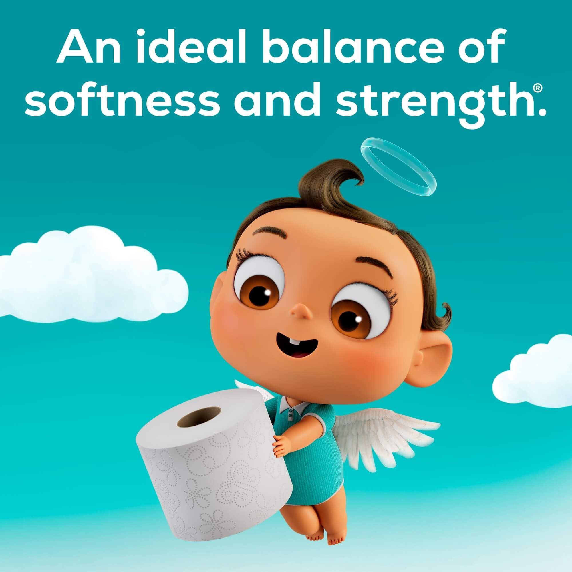 Angel Soft Angel Soft Toilet Paper, 24 Mega Rolls = 96 Regular Rolls, Soft and Strong Toilet Tissue