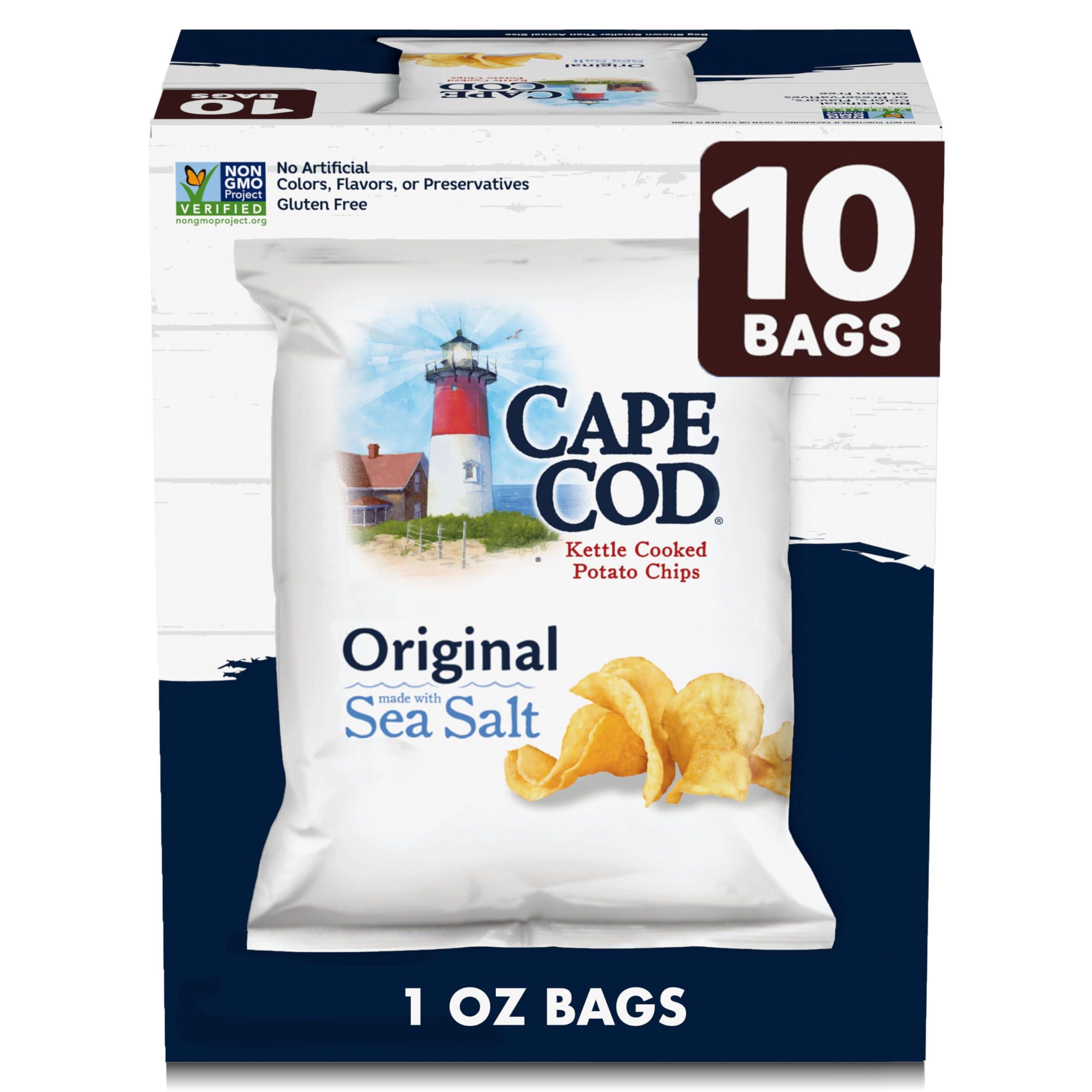 Cape Cod Cape Cod Potato Chips Original, 1 Oz, 10 Ct