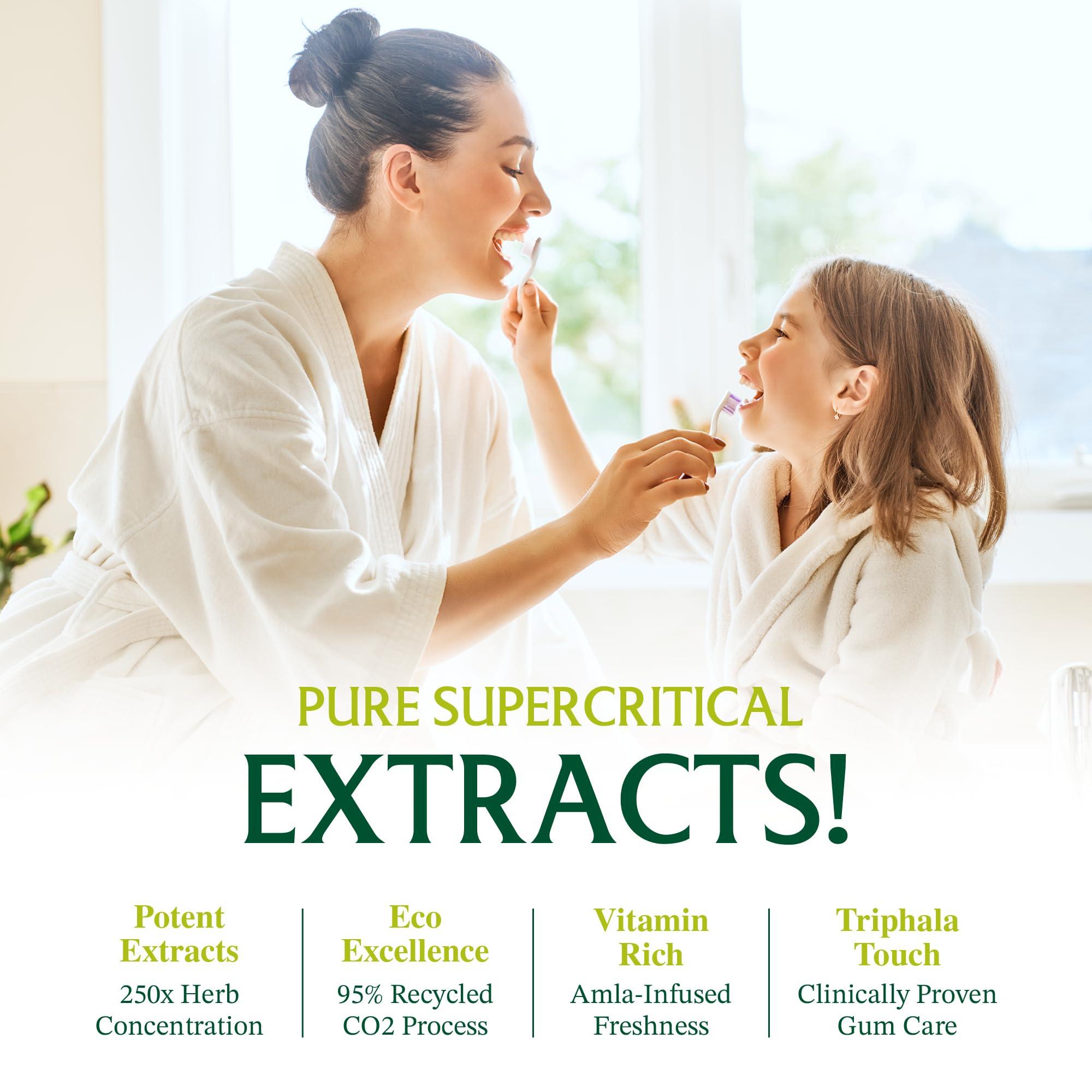 Neem Tree Farms Neem Toothpaste - Fluoride Free Toothpaste Adult, Children & Diabetic Friendly - 100% Vegan Natural Toothpaste Fluoride Free, Gluten Free, No Artificial Ingredients - with Clove & Stevia (2 pk)