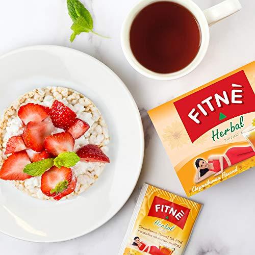 FITNÈ FITNE Chrysanthemum Herbal Tea Senna Infusion Smooth Mild Soothing Beverage Natural Gentle Detox Cleanse No Calories Caffeine Free, 15 Tea Bags