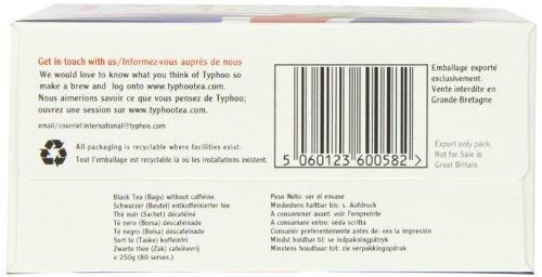 Typhoo Typhoo 80 Decaf Tea Teabags (Pack Of 6, Total 480 Teabags)