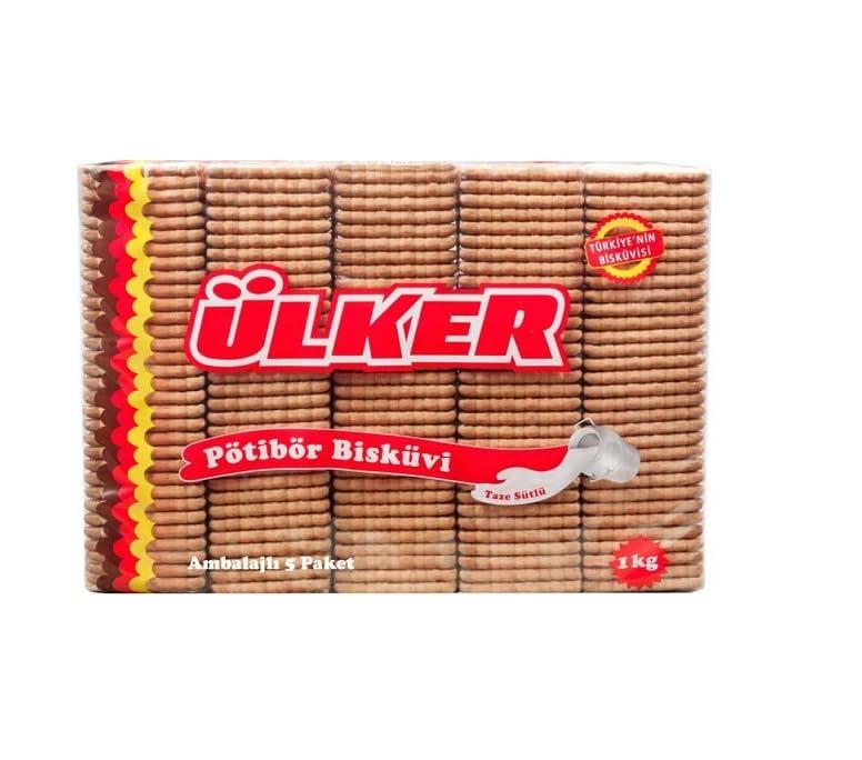 ULKER Biscuits Ulker Tea Biscuit Halal 2 Lb/ 2Packs
