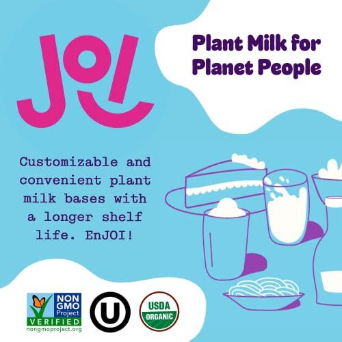 JOI Instant Oat Milk Powder & Unsweetened Almond Milk Concentrate Bundle by JOI