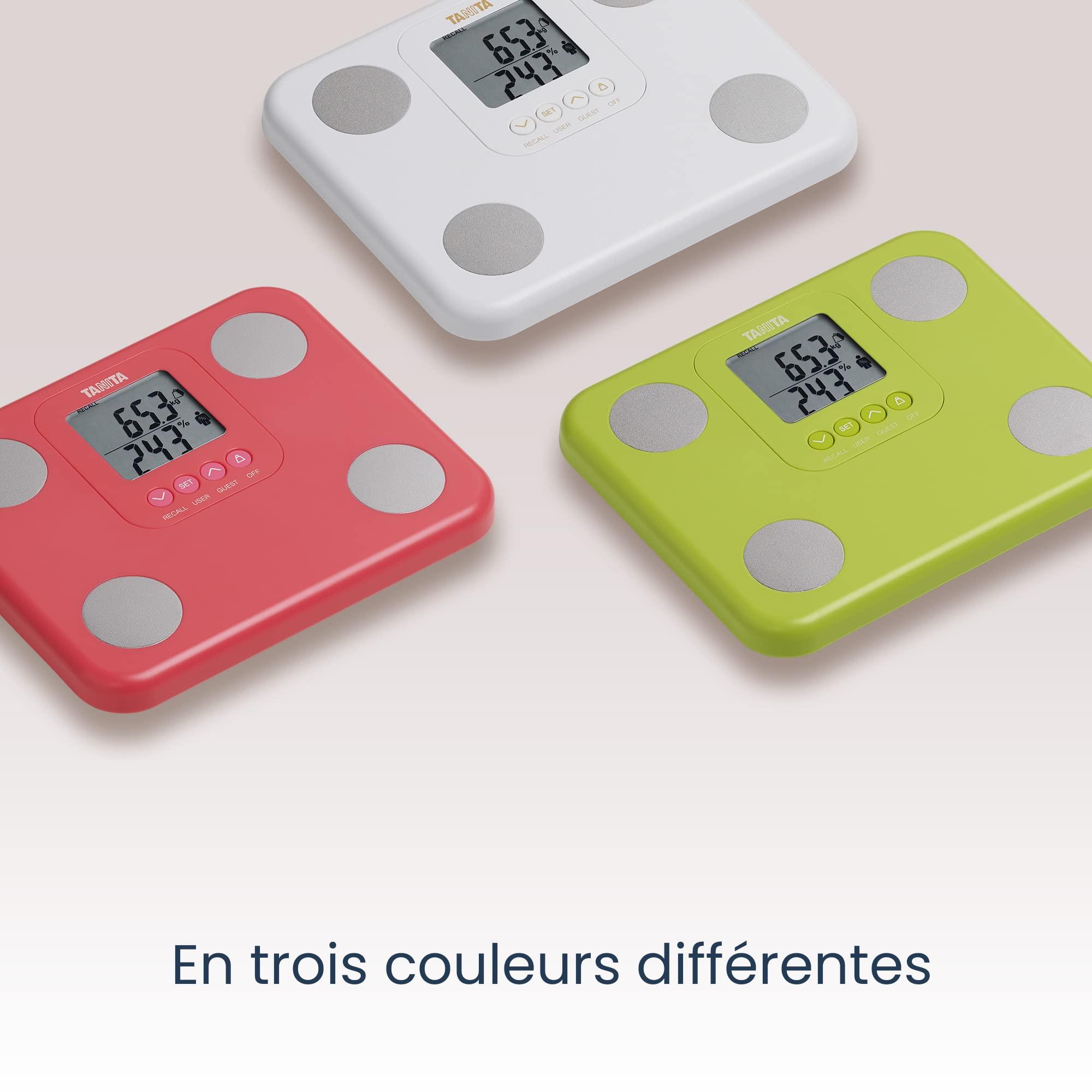 TANITA TANITA BC-730 Lightweight Compact Body Composition Monitor Internal Scanning Easy Read Display 9 Measurements White