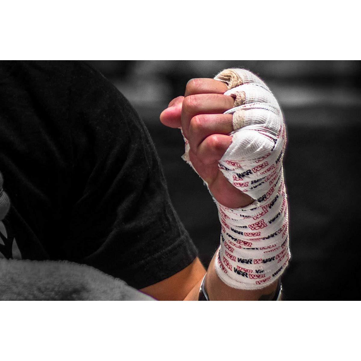 WAR Brand Tape WAR Tape Easy Tear Athletic Fight Tape (12 Rolls) 1.0\" One Inch | Hand Finger Wrist Wrap | for Boxing BJJ Crossfit
