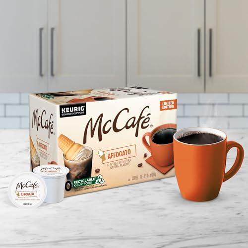 McCafe McCafe Affogato, Single Serve Keurig K-Cup Pods, Flavored Coffee, Limited Edition, 60-Count Box (6 Packs of 10)