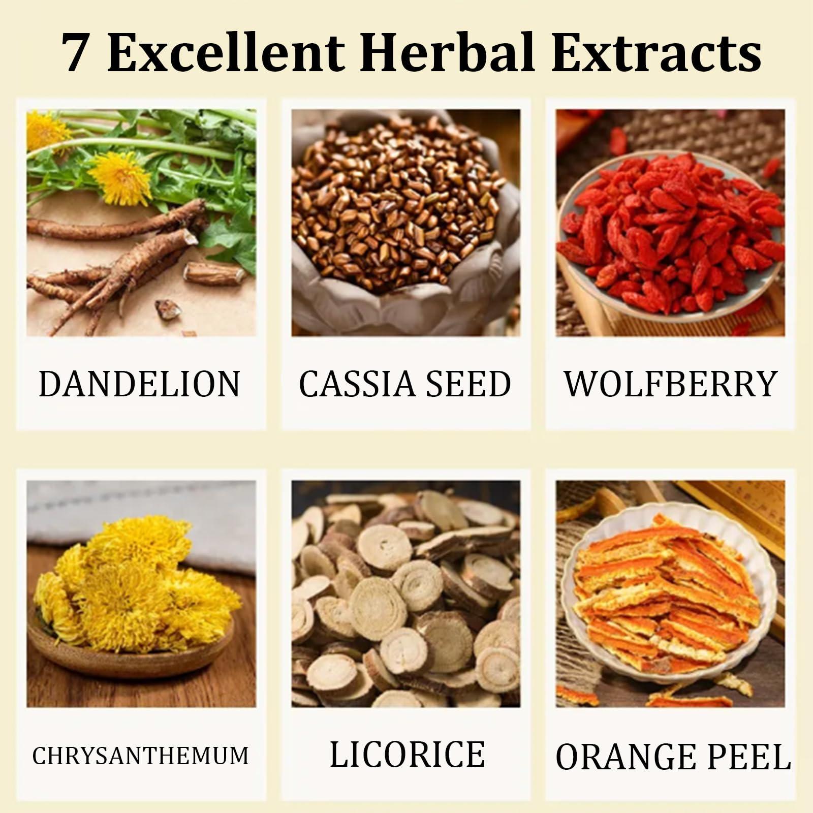 SIRDIKA Dandelion Wolfberry Tea - Supports Kidneys & Liver Health with a Natural Blend of Seven Herbal Ingredients 120g Per Pack