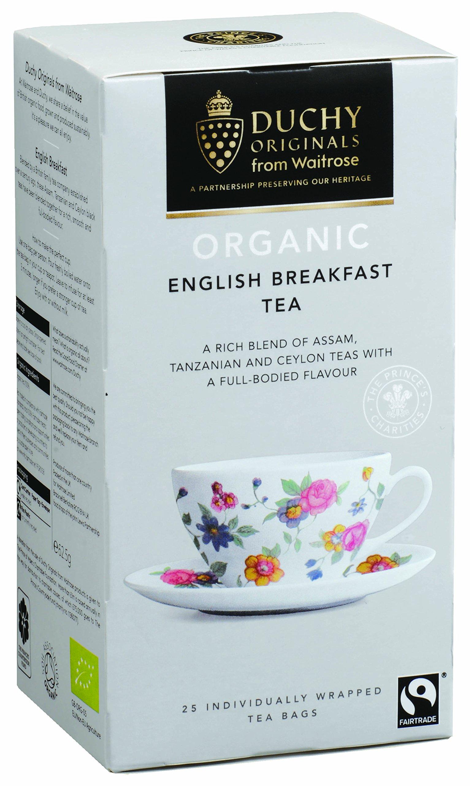 Waitrose Duchy Organic Waitrose Duchy Organic English Breakfast 25 Tea Bags 62g