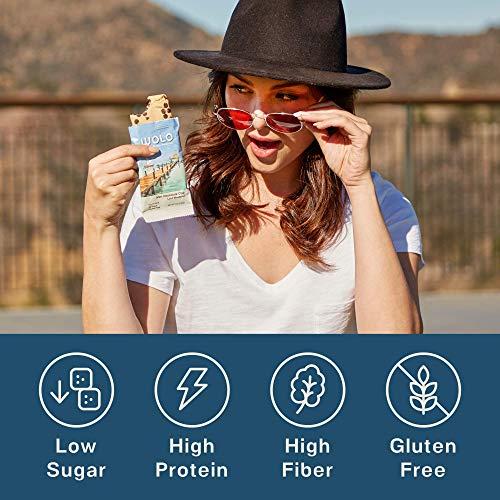 WOLO WanderSnacks WOLO WanderBar, Cocoa Crunch, 6 Bars, All Natural Protein Bar, 15g Protein