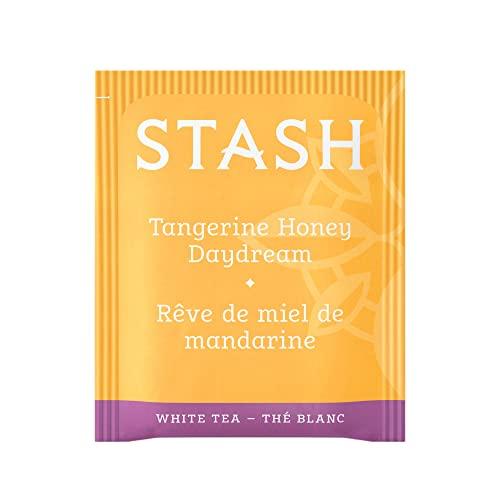 Stash Stash Tea Tangerine Honey Daydream White Tea - Caffeinated, Non-GMO Project Verified Premium Tea with No Artificial Ingredients, 100 Count Bulk Packaging