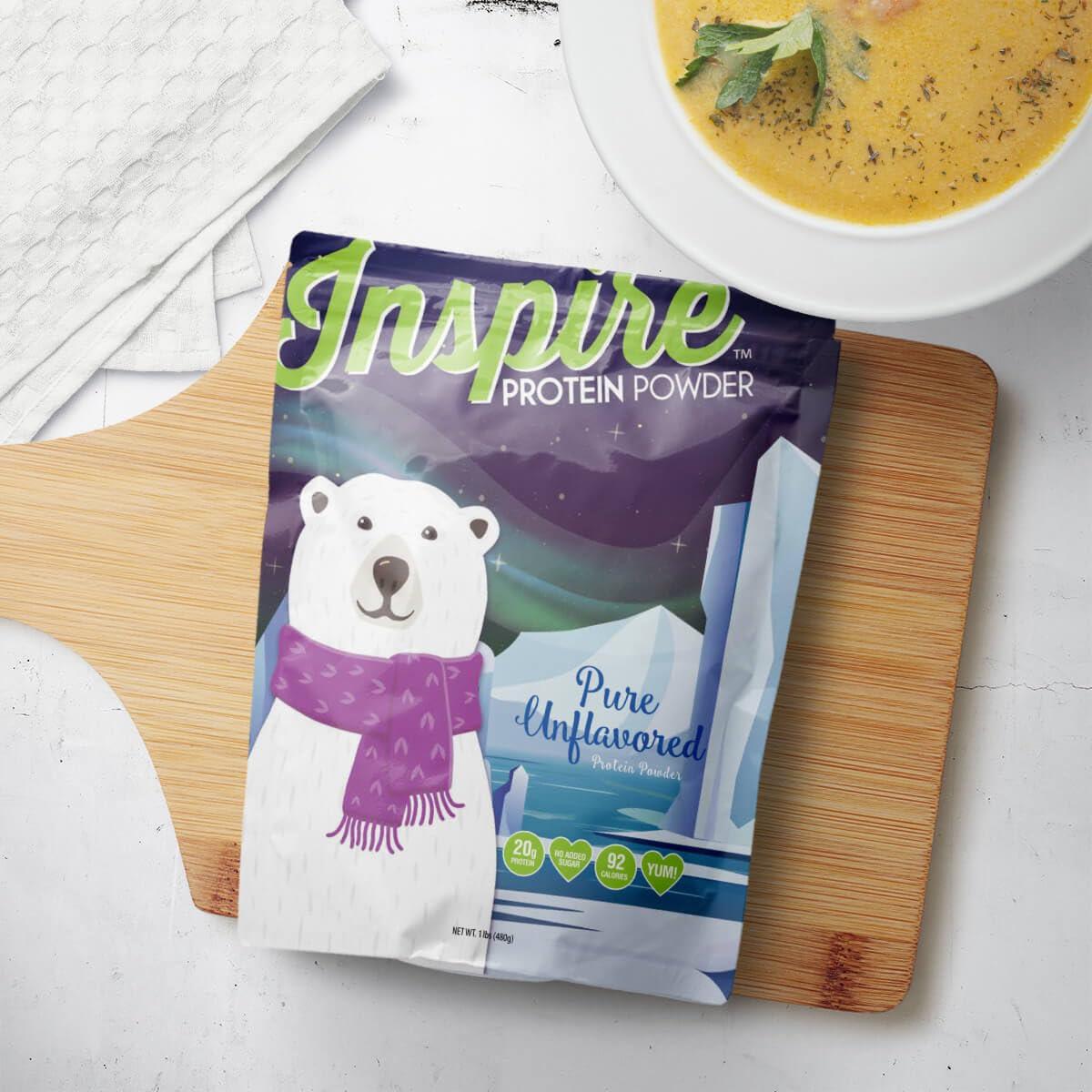 Bariatric Eating Bariatric Eating Inspire Pure Unflavored 20g Whey Protein Isolate Powder (20 Servings)