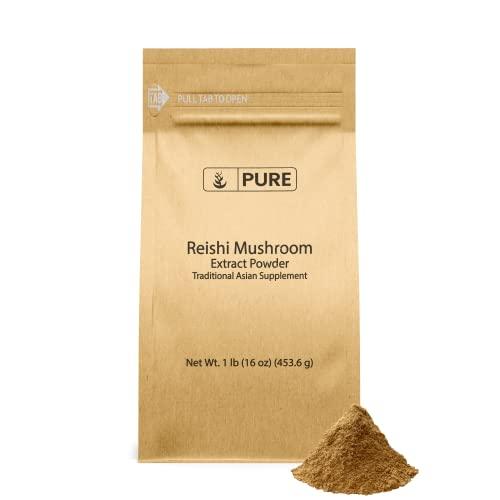 PURE ORIGINAL INGREDIENTS PURE ORIGINAL INGREDIENTS Reishi Mushroom (1lb) Lingzhi, Traditional Supplement, Non-GMO, Lab-Verified