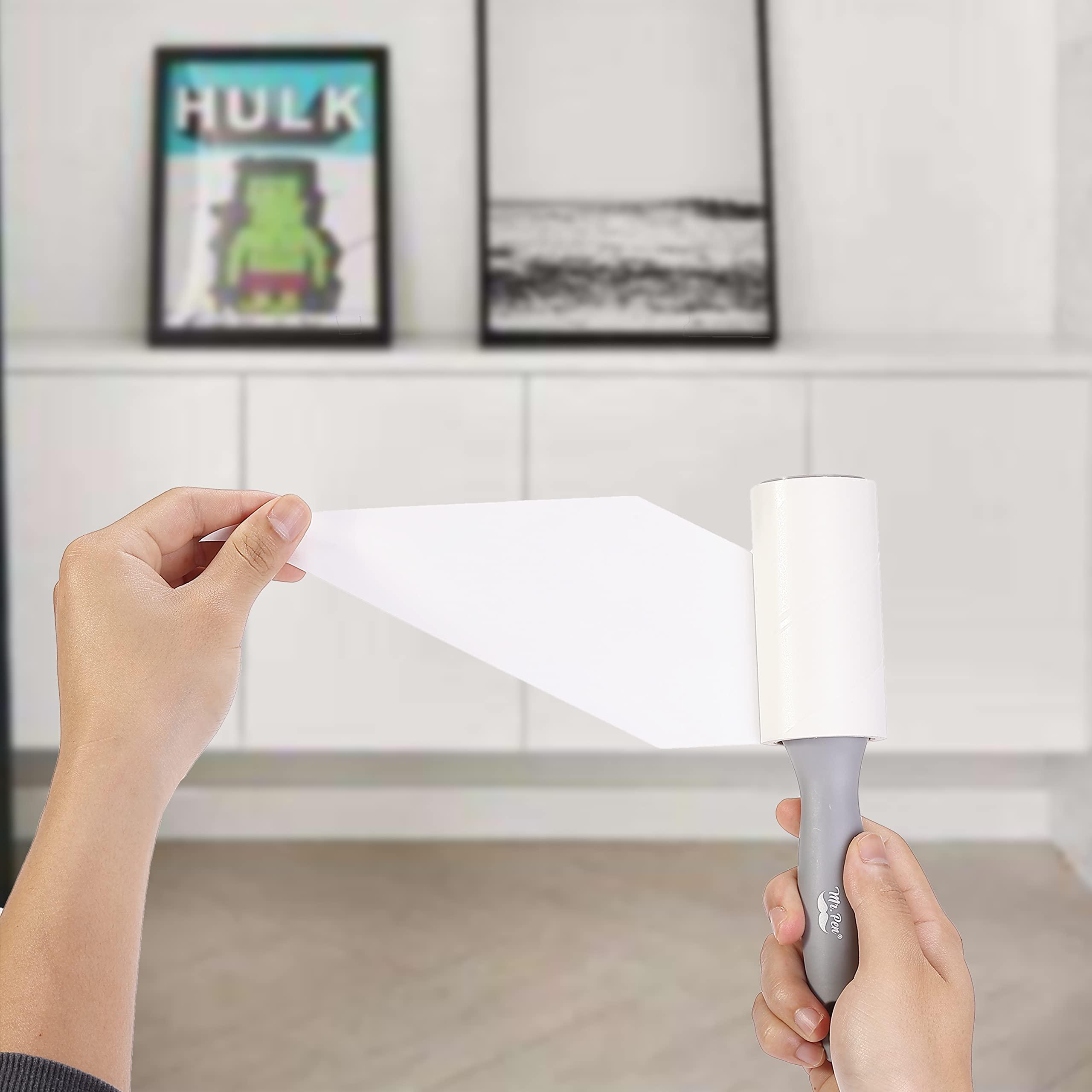 Mr. Pen Mr. Pen- Lint Rollers, 1 Handle with 3 Refills, 270 Sheets, Extra Sticky Lint Remover for Clothes, Lint Roller for Pet Hair, Pet Hair Roller, Sticky Roller, Lint Roller for Clothes, Lint Removers