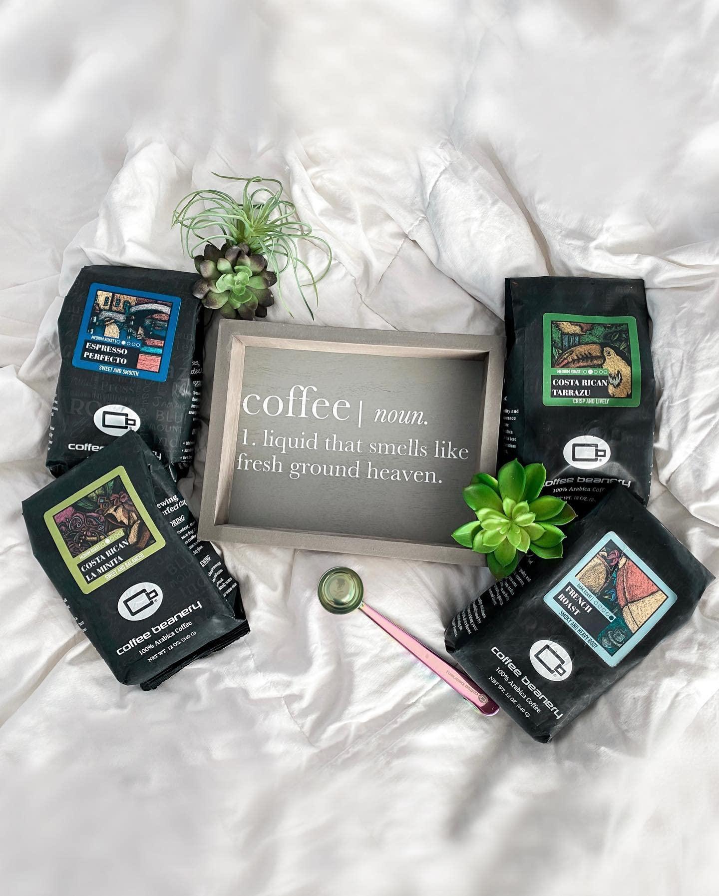 Coffee Beanery Costa Rican Tarrazu Specialty Coffee | 1 Bag of 12oz. Coffee (Whole Bean) | Light-Medium