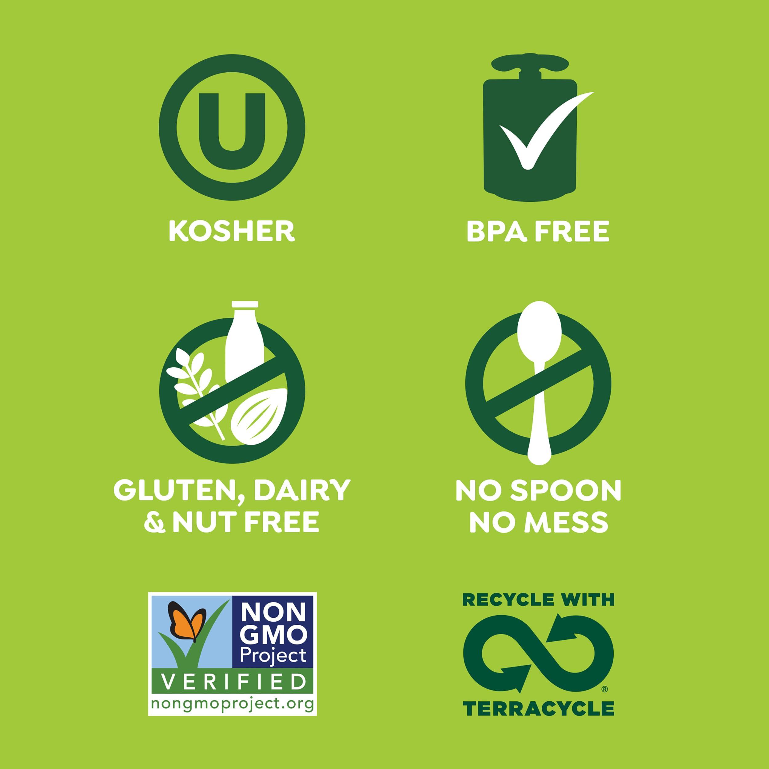 GoGo SqueeZ GoGo squeeZ Fruit & veggieZ Applesauce and Puree Variety Pack, Jurassic Pear, Roarrrr Berry & Prehistoric Peach, 3.2 oz (Pack of 20), Unsweetened Snacks for Kids, BPA Free Pouches