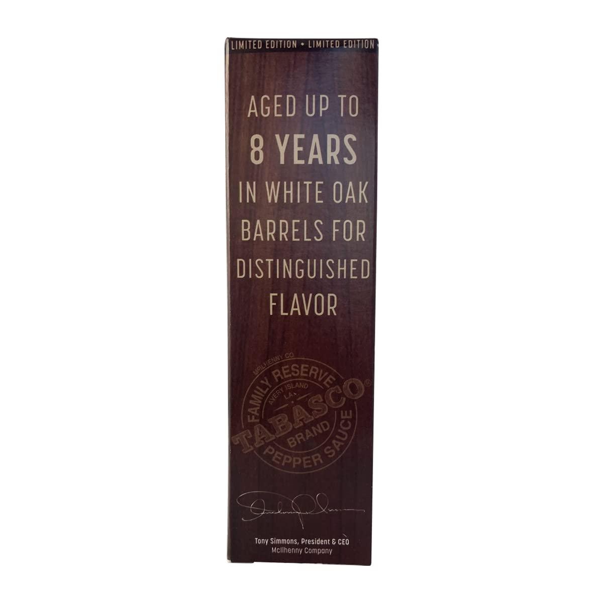 TABASCO TABASCO Brand Family Reserve Pepper Sauce, Mild Hot Sauce, Glass Bottle, Exclusive Familial Taste, Hand Selected Pepper Blend & White Wine Vinegar, Great on Chicken Dishes & More, 5 Fl Oz (Pack of 1)
