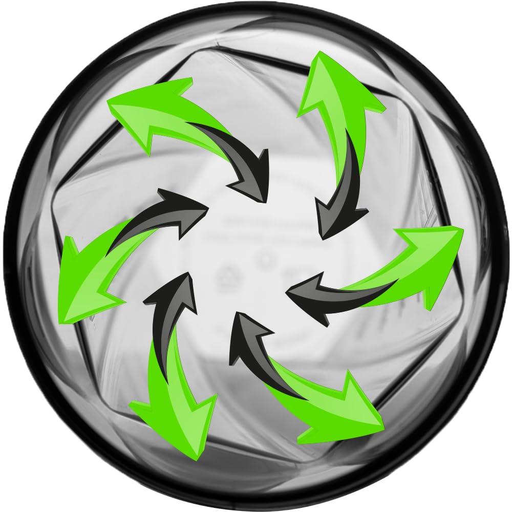 HELIMIX HELIMIX 2.0 Vortex Blender Shaker Bottle Holds upto 28oz | No Blending Ball or Whisk | USA Made | Portable Pre Workout Whey Protein Drink Shaker Cup | Mixes Cocktails Smoothies Shakes | Top Rack Safe