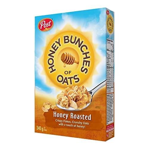 Post Post Honey Bunches of Oats Honey Roasted Cereal, 340g/12 oz. Box (Imported from Canada)