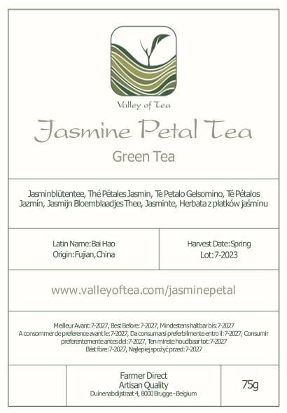 Valley of Tea Jasmine Green Tea With Buds - From Jinghua Zhejiang China - Yin Hao Silver Tip - Yin Hao Jasmine Tea Green Tea Chinese Jasmin Tea Jasmine Chinese Tea Yin Hao Tea Jasmine Silver Tea