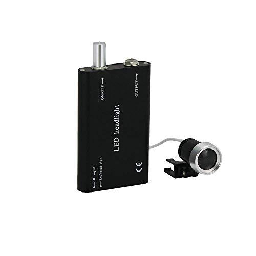 NSKR Working Distance Binocular Loupes Optical Glass with Head Light Lamp 3.5 x 420mm