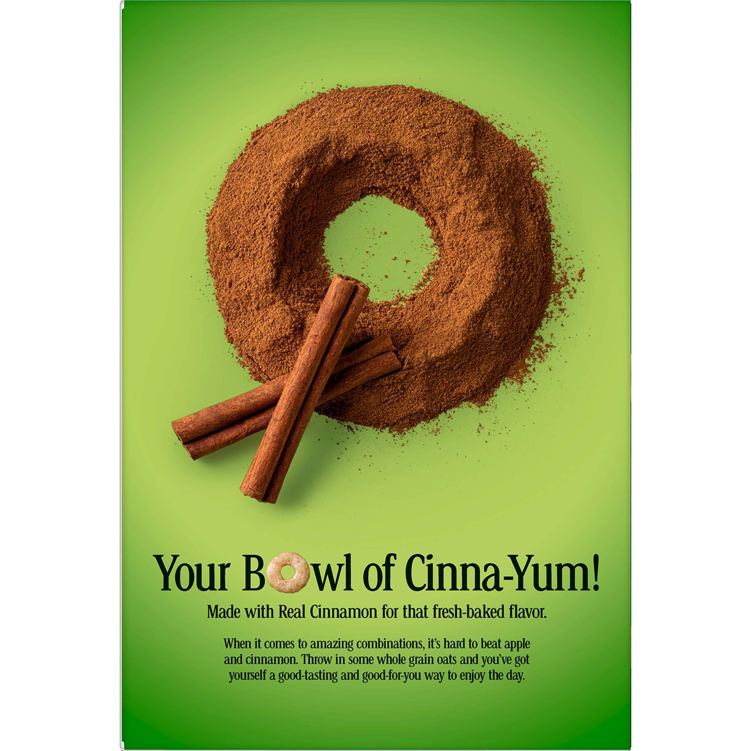 General Mills Apple Cinnamon Cheerios Cereal, Gluten Free , 11 oz