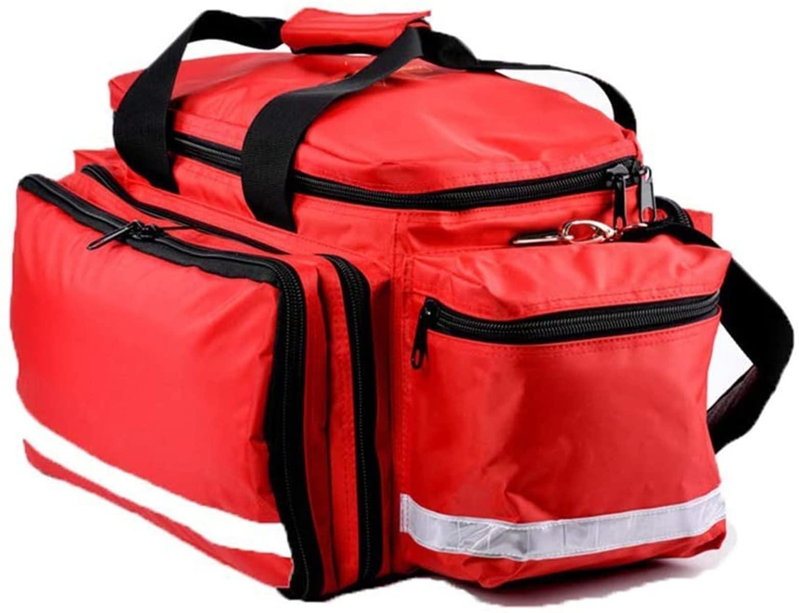 IOCCIOBB IOCCIOBB Portable First Aid Bag, Large Capacity Medical Kit Complete Emergency Response Empty Trauma Bag, for Rescue, Nurse, Paramedic Multi Pockets Bag