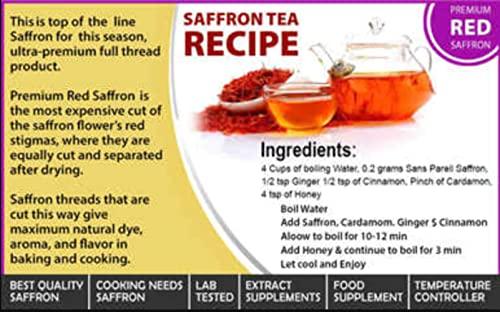 Sans Pareil Saffron Just as nature intended. Sans Pareil Saffron Spice Fresh Hand Harvest Organically Grown Saffron | 100% Pure Premium All Red Afghani Multipurpose Saffron | 14 Gram