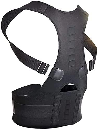KANDUO KANDUO Back Brace Posture Corrector for Men and Women - Adjustable Posture Back Brace for Upper and Lower Back Pain Relief - Muscle Memory Support Straightener (Size : Medium)